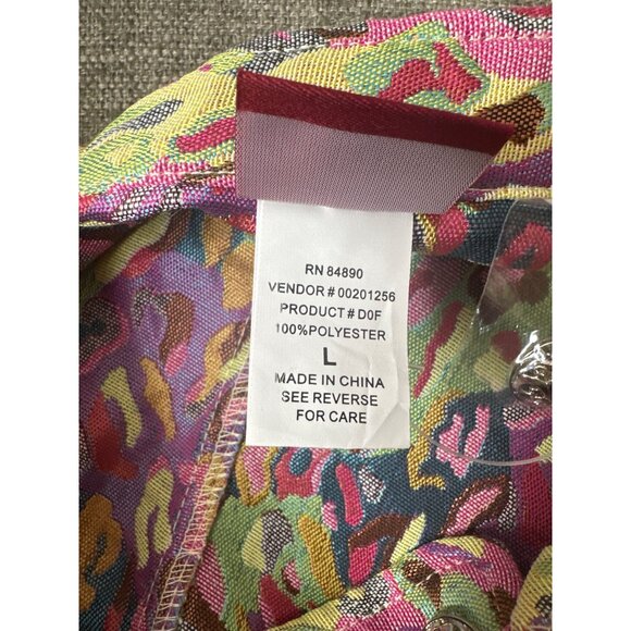 Tudor Court Womens Jacket L Decorative Buttons Vibrant Multicolor Spring Easter - Picture 5 of 9